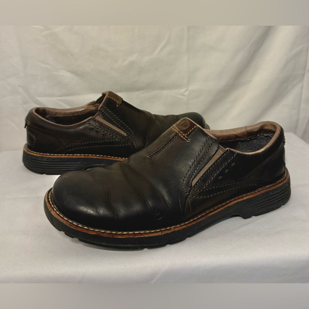 Merrell Realm MOC Loafer Shoes Chocolate Brown Size 8